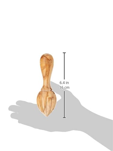 Naturally Med Olive Wood Lemon Juicer/Lemon Reamer - For Lemons, Limes, Citrus Squeezer. Handmade Wooden Juicer