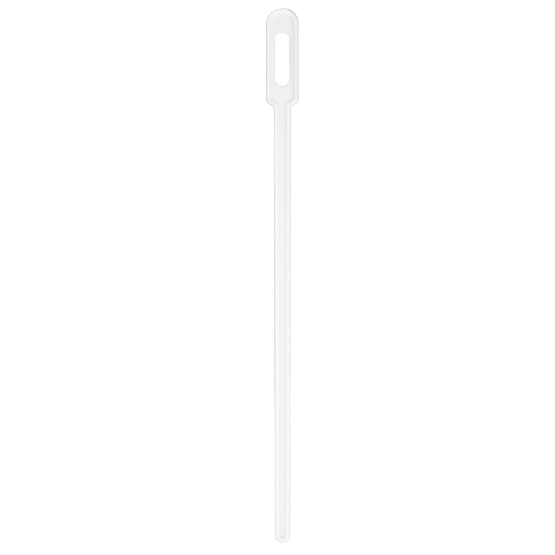 Restaurantware 5.8 Inch Coffee Stirrers 100 Disposable Coffee Stirring Sticks - Unique Keyhole Design For Hot And Cold Drinks Wh