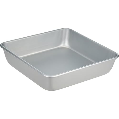 Wilton Performance Aluminum Square Cake and Brownie Pan  8-Inch  8  Silver