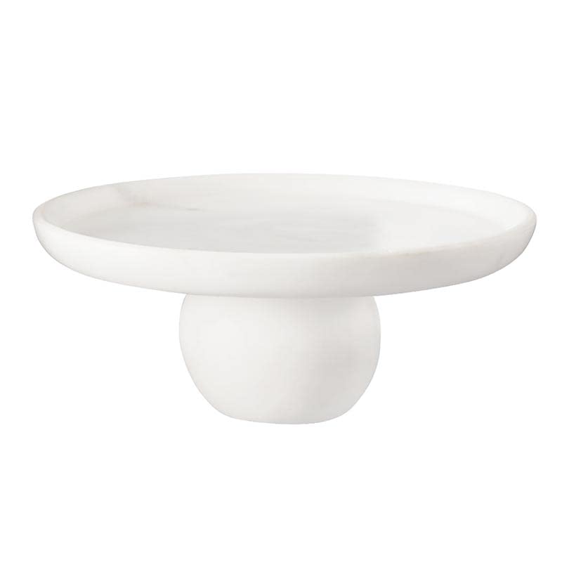Santa Barbara Design Studio Cake or Cupcake Stand TableSugar Serving Tray Display Stand, 10 Diameter, White Marble