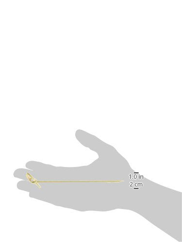 Happy Sales , Bamboo Skewers 6 Inch Twisted Ends 50 Pcs