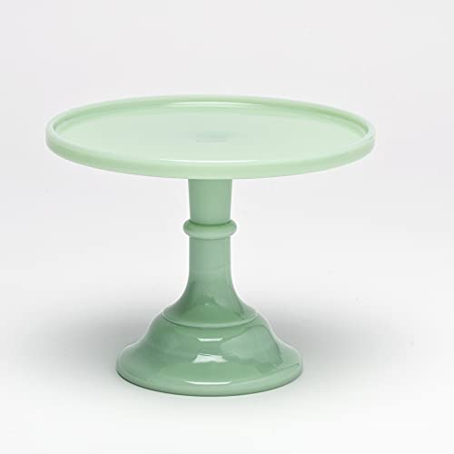 Mosser Glass Jade 9 Inch Cake Plate