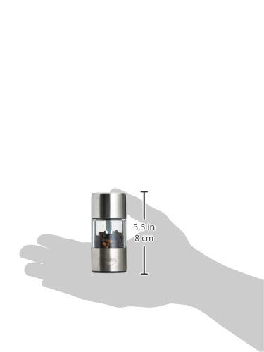 K?chenprofi Vienna Salt and Pepper Set  3.4'' x 1.5''  Clear