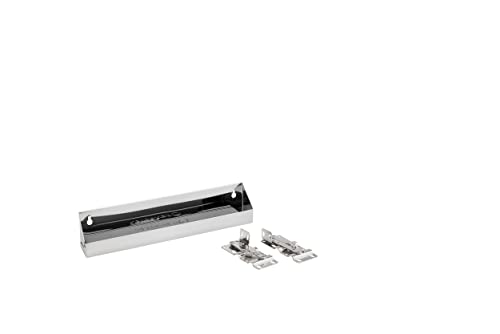Rev-A-Shelf Stainless Steel Tip-Out Tray, 14-1/4 in, Model 6581-14-52, Standard Size, Silver Finish