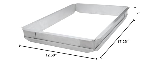 Winco Aluminum Sheet Pan Extender  Half