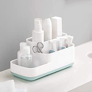 Rivugja 5 Compartment Kitchen & Bathroom Caddy Storage Holder Stand Organizer Store Shelf Cosmetics Toiletry Toothbrush For Wash