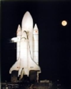 Motivational Wall Decor Picture - Nasa Space Shuttle Night Moon Astronaut Rocket Science Educational Art Print Poster (16X20)