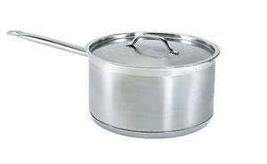 3.5 Qt Commercial Stainless Steel Sauce Pan - Nsf