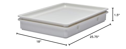 Cambro Dbc1826P148 White 18'' X 26'' Dough Box Cover