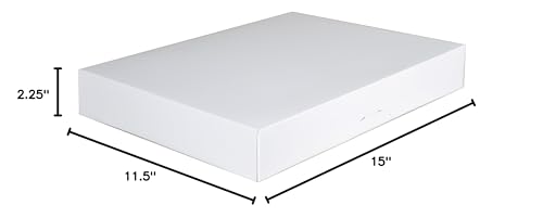 Sct Donut Boxes, 15 X 11.5 X 2.25, White, Paper, 100/Carton