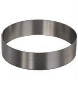 Sunrise Heavy Gauge Stainless Steel Round Cake Mold/Pastry Ring Kitchen Supply (6'' X 3'')
