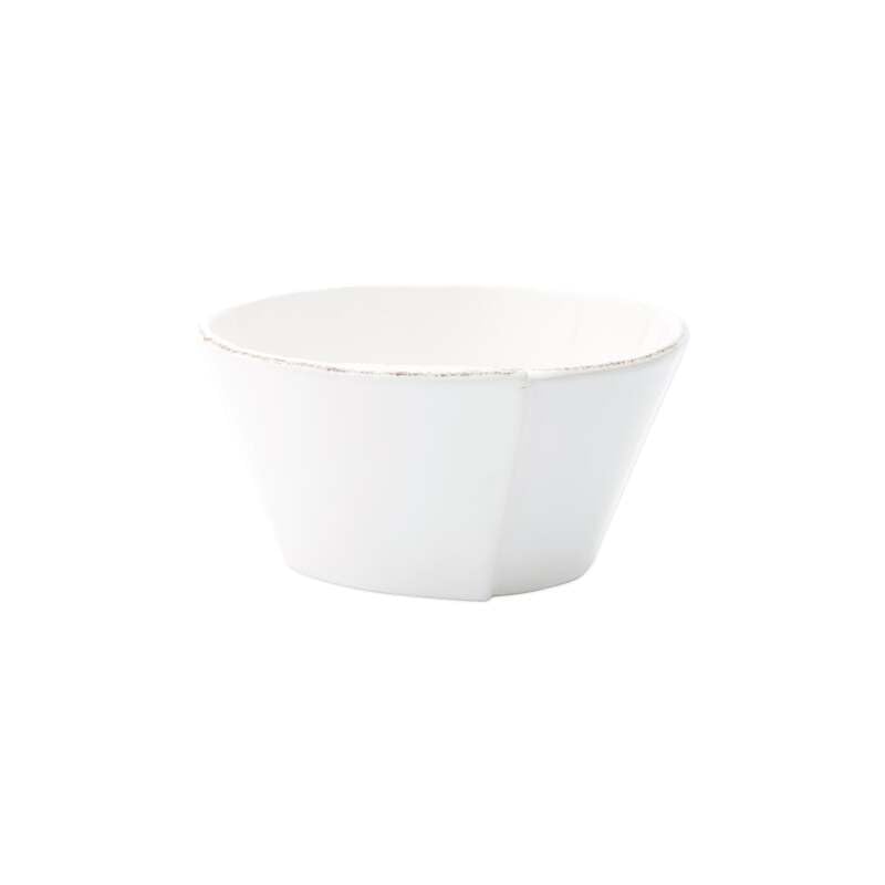 Vietri Lastra Linen 4-Piece Place Setting - Stoneware Dinnerware with Bowls & Plates, Handcrafted in Tuscany