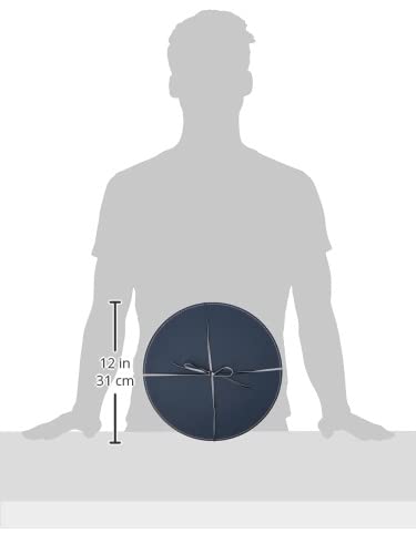 Creative Tops Round Placemats, 29 Cm, Grey/Navy 4