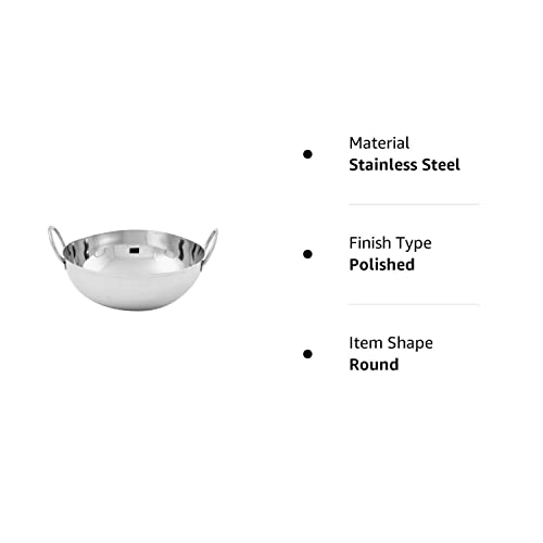 American Metalcraft Bd65 Stainless Steel Balti Dish, 32 Oz.