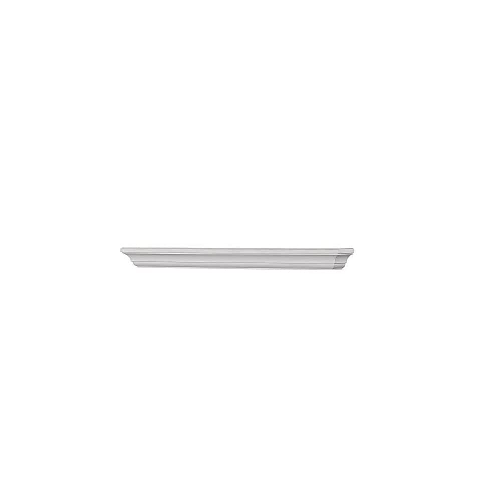 Mantelsdirect 60 Inch Floating Fireplace Mantel Wood Shelf In White - Colton From Mantels Direct  Wooden Rustic Wall Shelf Perfe