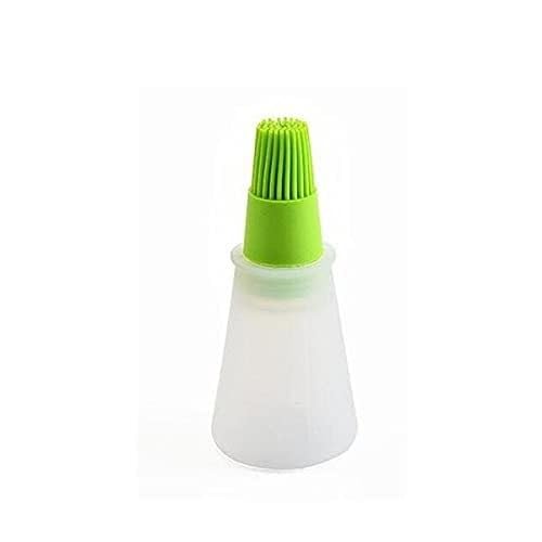 Veecha Enterprise Silicone Oil Dispenser Bottle With BuiltIn Basting Brush  2In1 Kitchen Oil & Sauce Applicator For Bbq, Fry