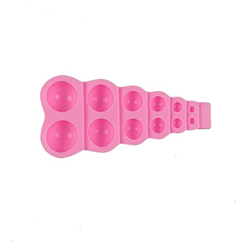 Gulinaza 3D Half Round Pearl Fondant Silicone Molds For Diy Cake Fondant Biscuit Cookies Sugar Pudding Chocolate Hard Candies De