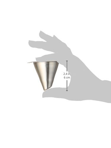 Swissmar Stainless Steel Salt and Pepper Funnel, Model ST4300, Silver Finish, Durable Kitchen Essential