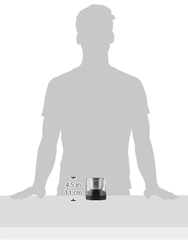 Ninja Xskgrinder Foodi Coffee And Spice Grinder, Pulverize Through Tough Spices, 12-Tbsp. Capacity, Stainless Steel And Black