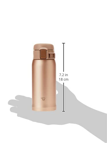 Zojirushi Smsr36Enm Stainless Mug, 12-Ounce, Matte Gold
