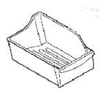 Frigidaire 240385201 Ice Bucket, White