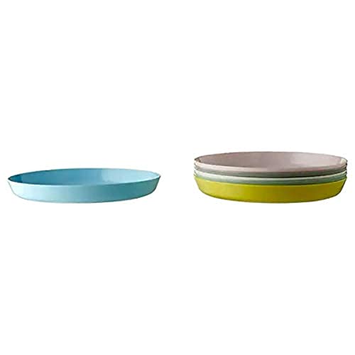 Ikea Plastic Plate  Pack Of 6, Multicolour