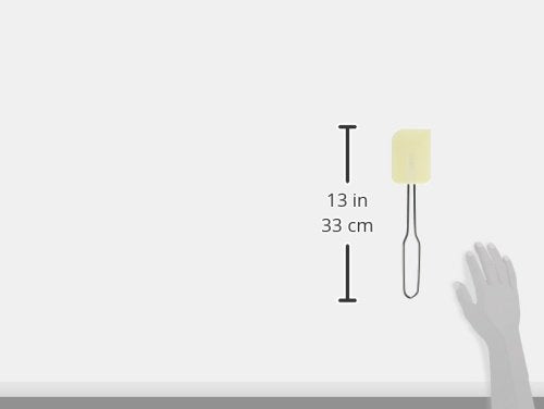 Linden Sweden Silicone Spatula With Stainless Steel Handle - Versatile And Heat-Resistant, Great For Home Or Professional Use -