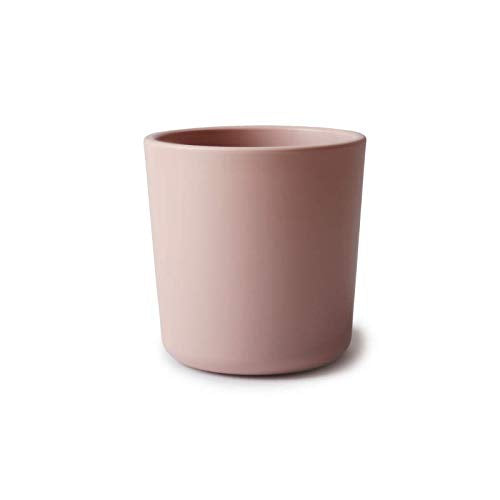 mushie Dinnerware Cups For Kids 7 fl. oz. | Made in Denmark, Set of 2 (Blush)
