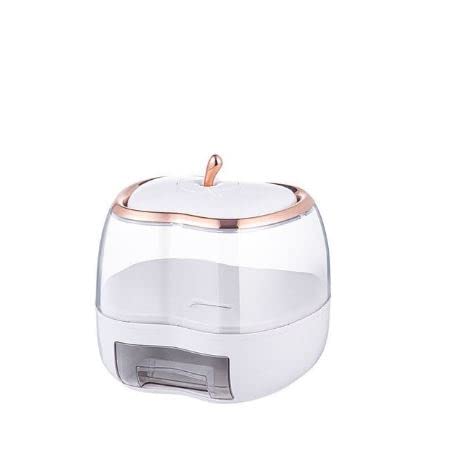 Olpad 5Kg Rice Dispenser Sealed Lid With Measuring Cup Food Container Kitchen Organization Rice Storage Bin Cereal Dispenser For