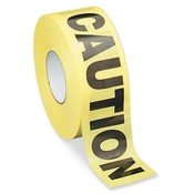 Sparco Products Barricade Tape,''Caution'', 3''X1000', Yellow/Black (Units Per Case: 2)