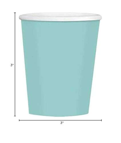Cup 9Oz Ppr Robn Egg Blu (6/36)