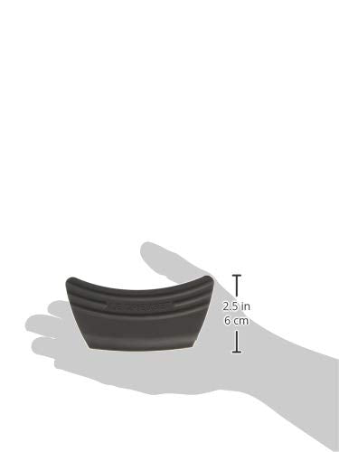 Le Creuset Silicone Set Of 2 Handle Grips, 5 X 2 1/2 Each, Black