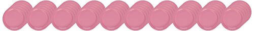 New Pink Round Paper Plates - 8.5 (50 Pc) - Sturdy & Eco-Friendly Party Essentials - Perfect For Celebrations & Events