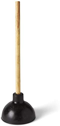 Sofinni Heavy Duty Toilet Plunger Clogged, Unclog Sink Flange - Plungers For Bathroom - Dual Purpose Flap Drain Cleaner