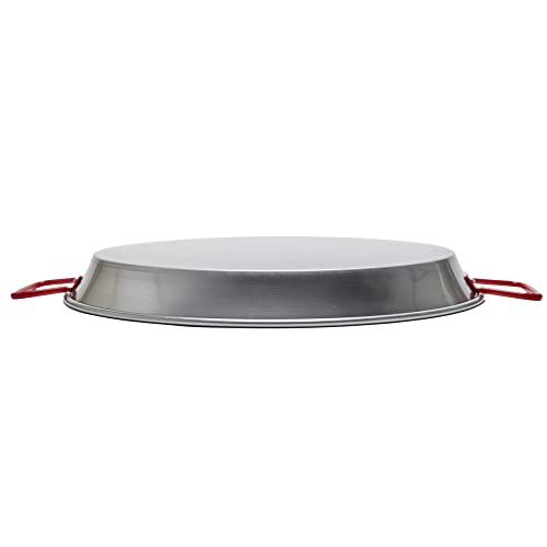 Garcima 14-Inch Carbon Steel Paella Pan, 36Cm, Silver