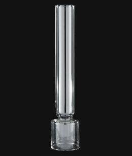 B&P Lamp 2 Inch by 10 1/4 Inch Kosmos #14 Style Clear Glass Lamp Chimney for Vintage and Antique Style Lamps