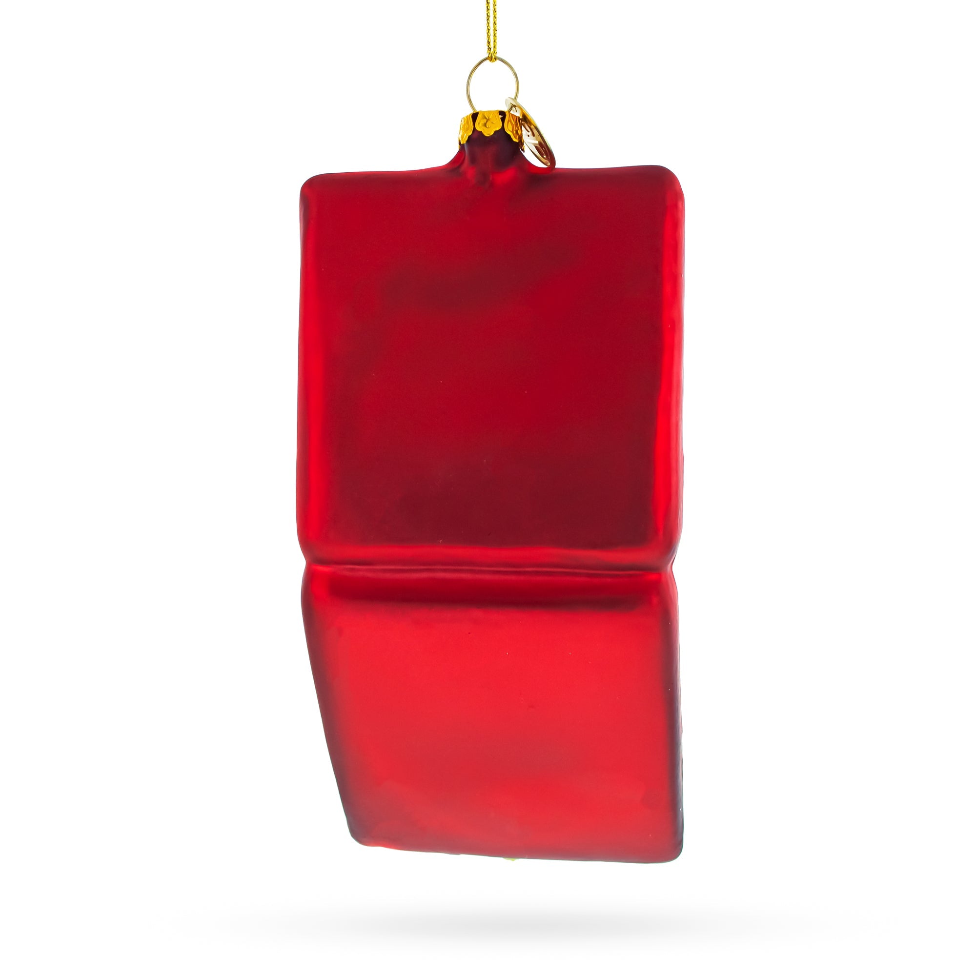 Box of Cigars Glass Christmas Ornament