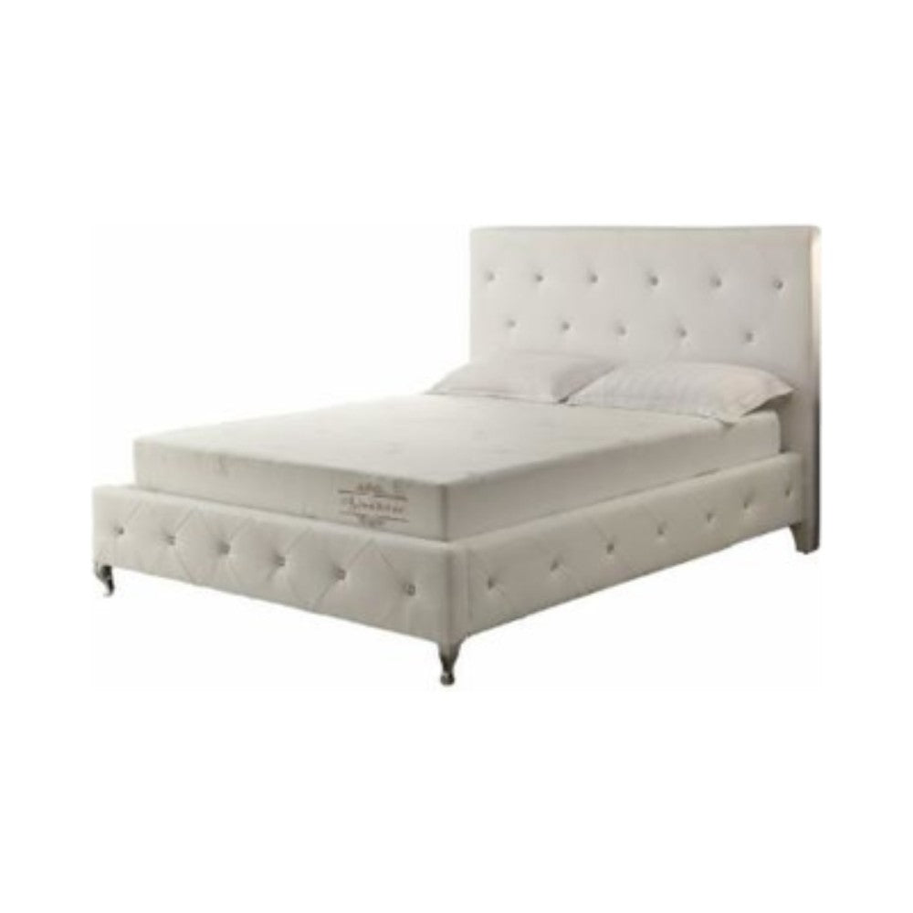 6 White Full Aloe Vera Infused Memory Foam Mattress