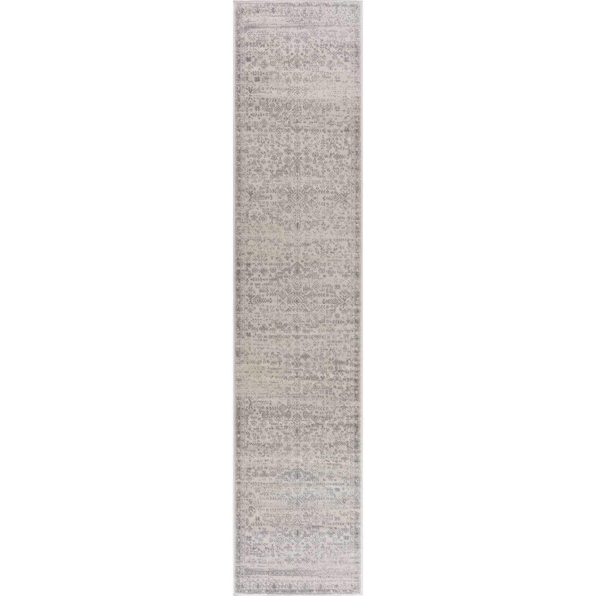 Tigried Ivory & Gray 2323 Runner Rug