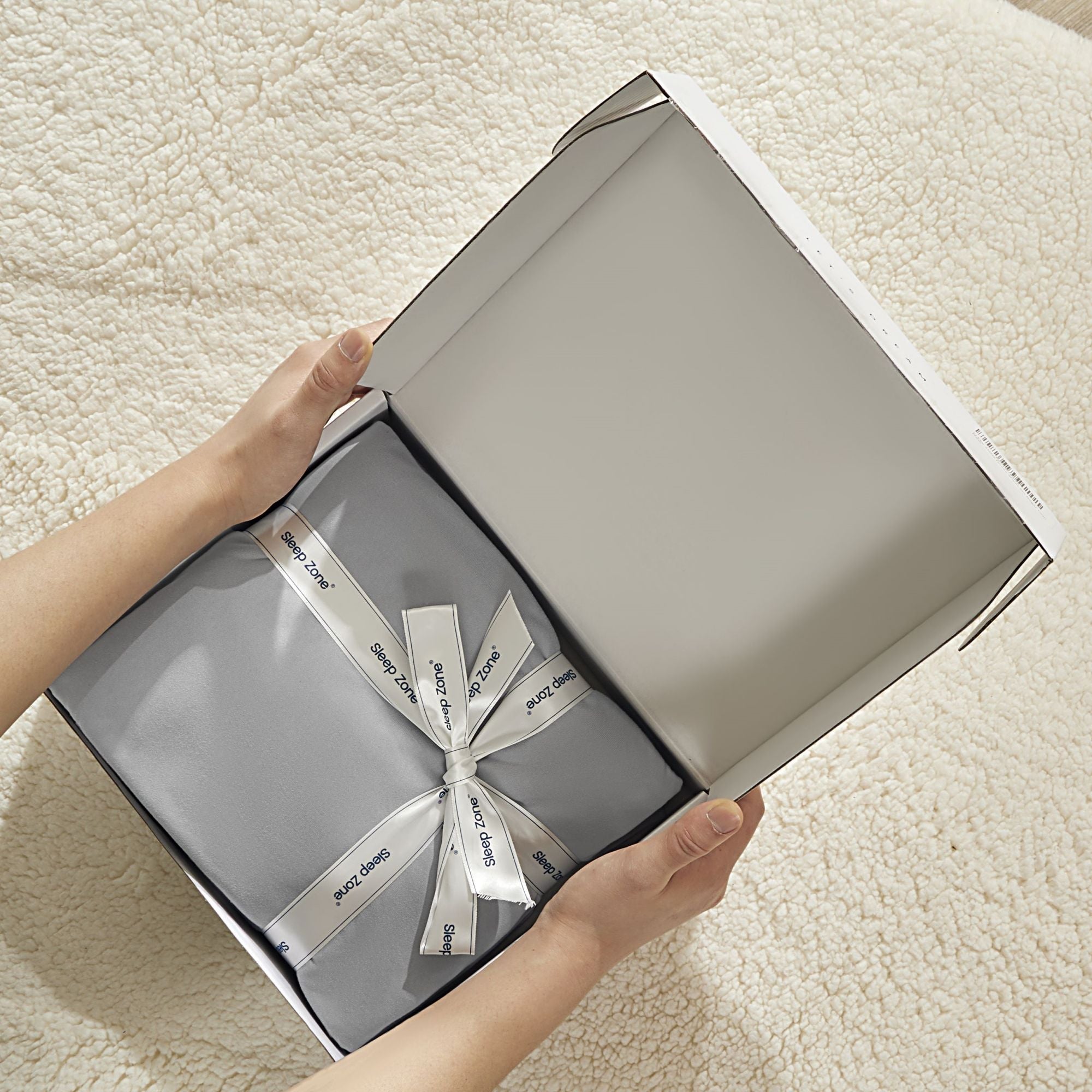 100% Microfiber Jersey Knit Sheet Set with Pillowcase-Gull Grey