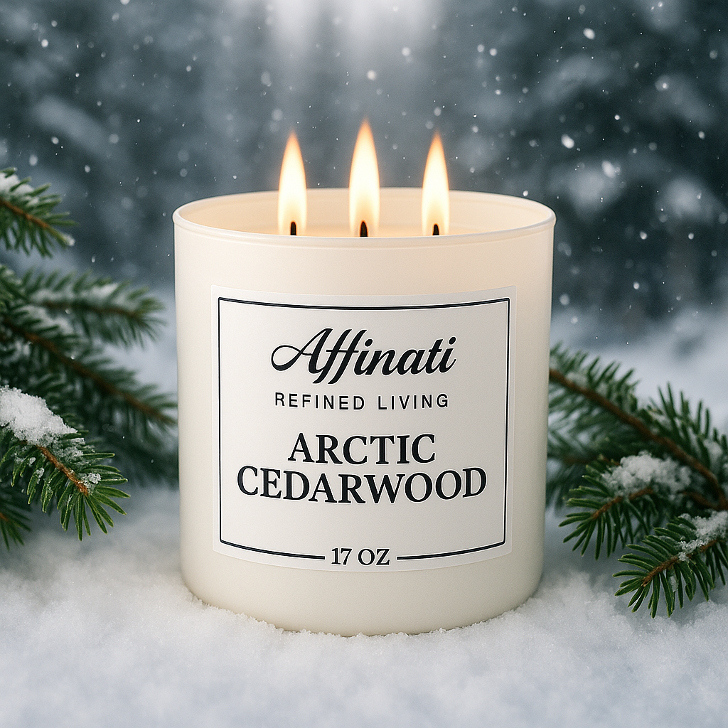 3-Wick Arctic Cedarwood Candle