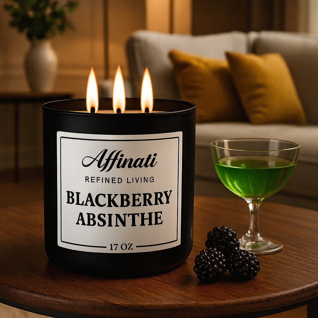 3-Wick Blackberry Absinthe Candle