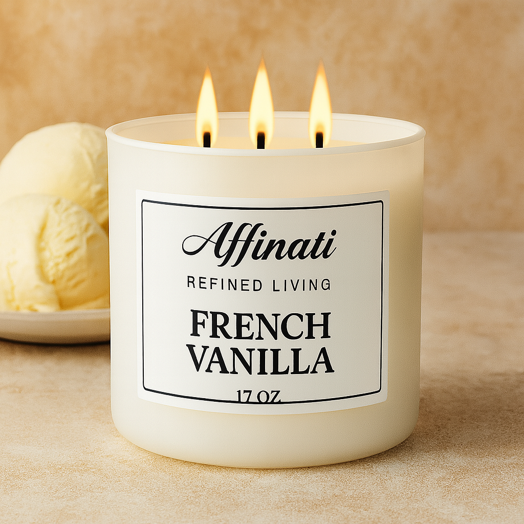 3-Wick French Vanilla Candle