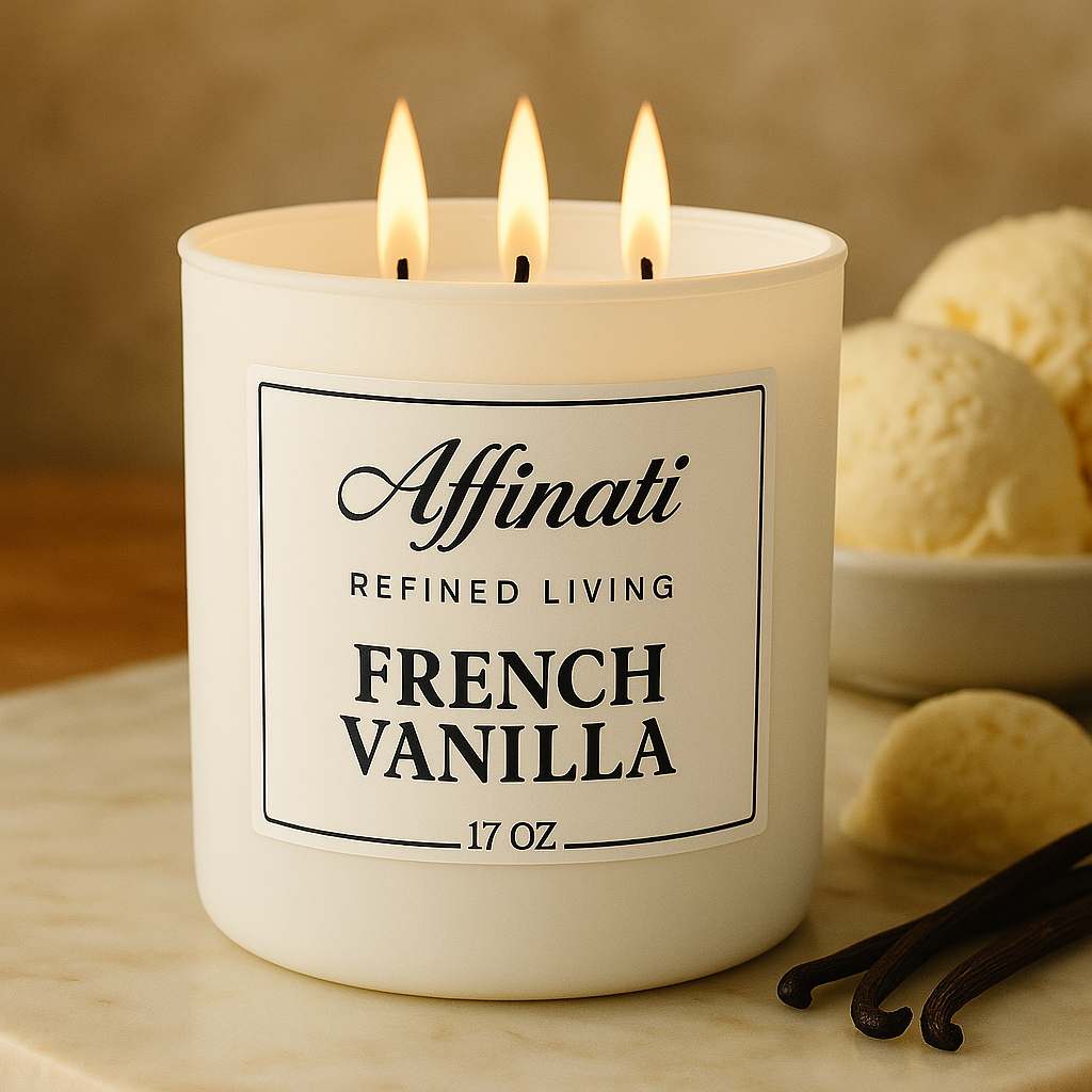 3-Wick French Vanilla Candle