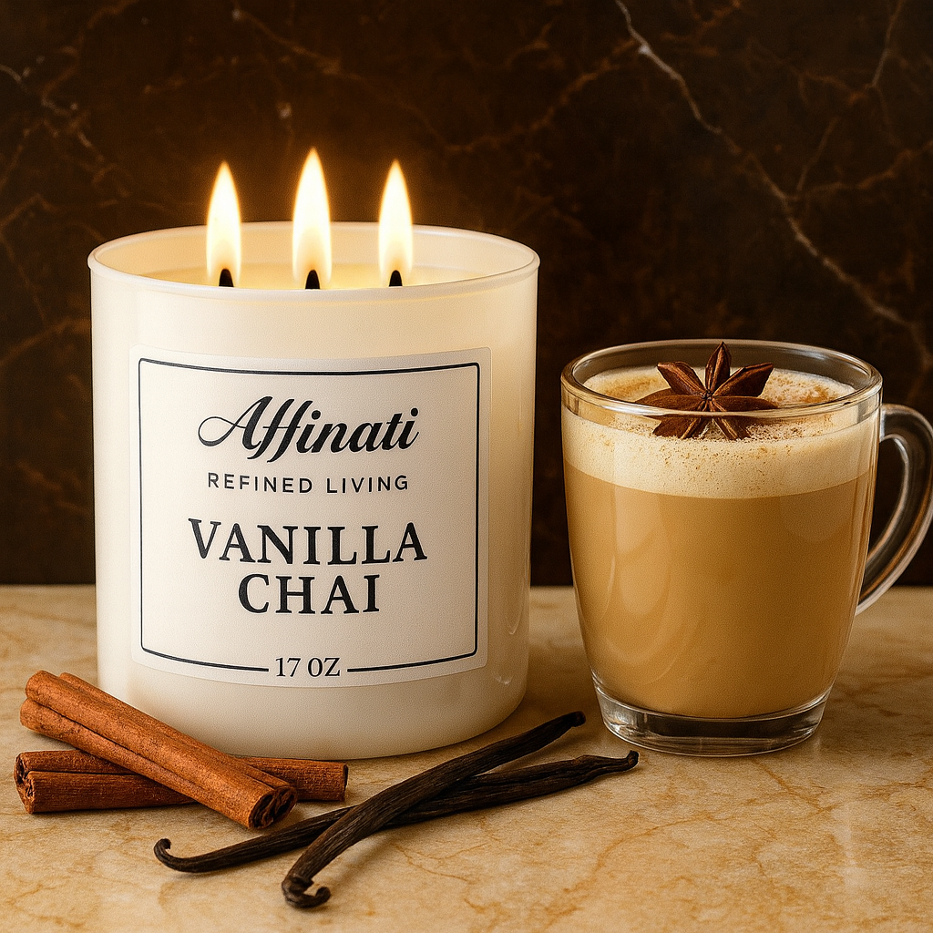 3-Wick Vanilla Chai Candle