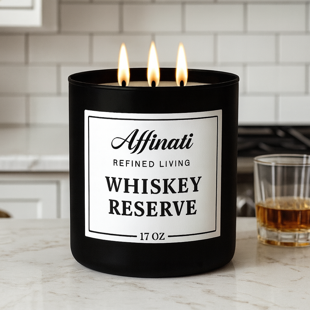 3-Wick Whiskey Reserve Candle