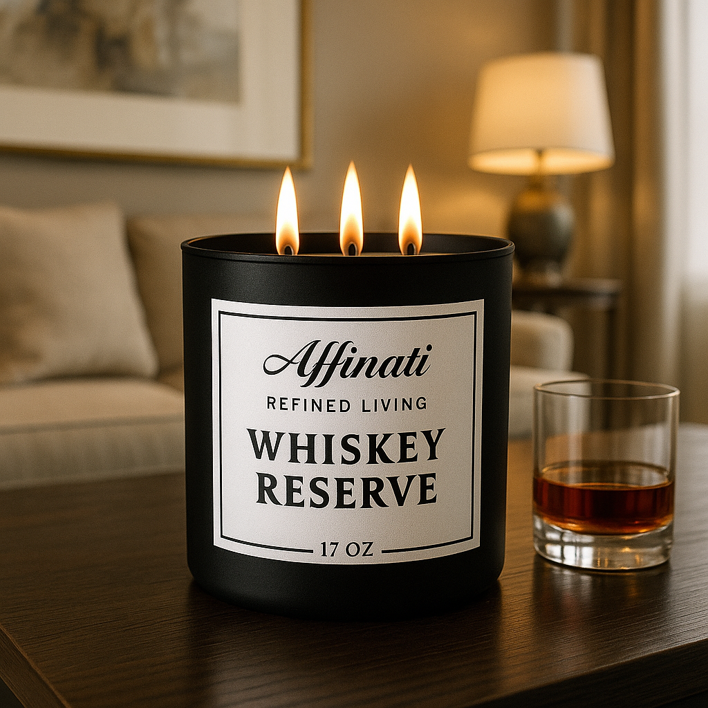 3-Wick Whiskey Reserve Candle