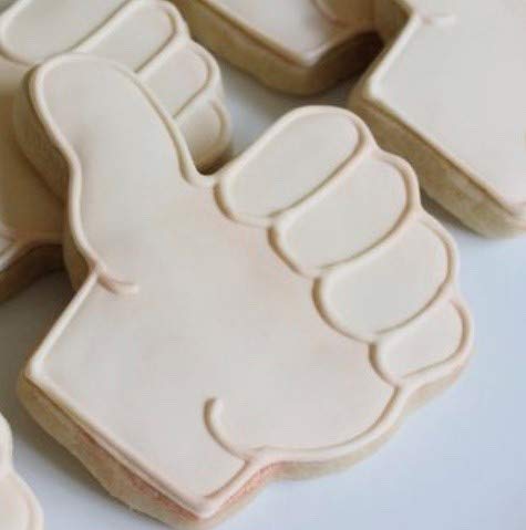 Ann Clark Cookie Cutters Thumbs Up Cookie Cutter, 3.75''