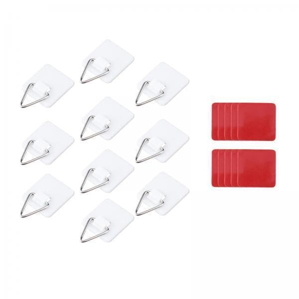 Merishopp 6Xself Adhesive Sticky Invisible Display Plate Disk Dish Hanging Holder Hanger | Home & Garden | Home D?Cor | Plate Ra