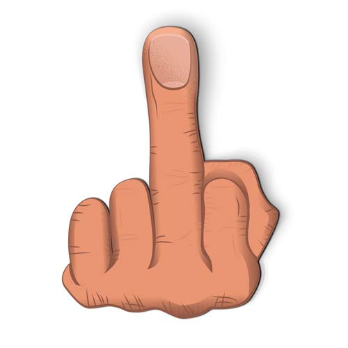 Middle Finger - Magnet - Car Fridge Locker - Select Size